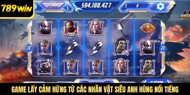 Game lấy cảm hứng từ các nhân vật siêu anh hùng nổi tiếng