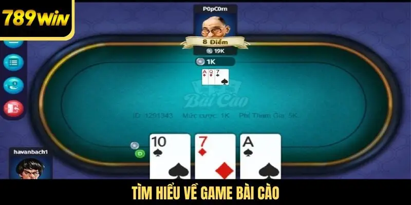 Tìm hiểu về game Bài Cào